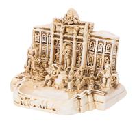 GALPADA Trevi Fountain Church Ornament Resin Model with Practical Wear-resistant Features, Unique Artistic Design for Home Or Office Decoration