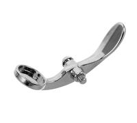 GALPADA Trumpet Water Key Spit Valve Replacement Assembly Screw in Silver Alloy for Fastening and Repair, Compatible Trumpet Instruments Accessories