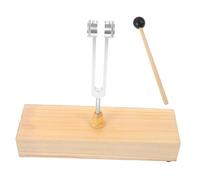 GALPADA Tuning Fork Enhancing Focus for Meditation Practices and Percussion Mallet Aluminum Alloy with Wooden Resonance Box and Stress Reduction and Deeper Relaxation