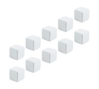 GALPADA Turtle Calcium Blocks Mineral Grinding Stones 10pcs White Providing Calcium Mineral for Fish Tanks and Daily Feeding for Reptiles and Geckos