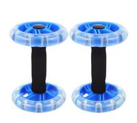 GALPADA Twin-Wheel Ab Roller Fitness Device Blue, Dual-Wheel Exercise Wheel for Core Strengthening and Tummy Shaping, Workout Equipment Suitable for Men and Women at Home Gym