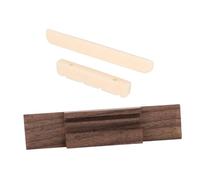 GALPADA Ukulele Bridge Nut Saddle Set Rosewood Repair Kit for Adults Practical Replacement Accessory Ensuring Accurate String Position and Enhanced Sound Quality