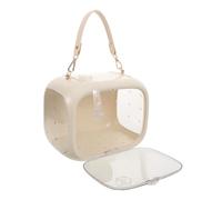 GALPADA Ultralight Portable Bird Travel Cage with Ventilated Mesh Panels Secure Closures and Clean Interior for Parakeets Cockatiels and Small Birds the Go