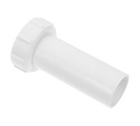 GALPADA Under Sink Drain Adapter Thread to Straight Pipe Converter Fitting Lightweight PP Connector for Water Hose Extension and Sink Drain Pipe Connections