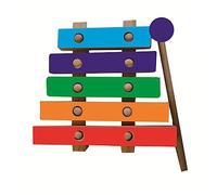 GALPADA Unfinished Wooden Xylophone DIY Painting Craft for Sanded Wood Musical Ornament Educational Hands Art