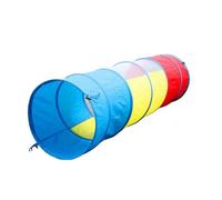 GALPADA Up Rainbow Crawling Tunnel for Sensory Play Tube Game with Mesh Window Indoor Outdoor Activity for Gross Motor Skill Development