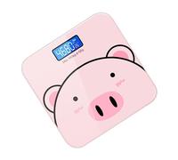 GALPADA USB Rechargeable Cartoon Body Weight Scale with Precision Digital Sensor Tempered Glass Electronic Health Monitor for Home Use Multi Function Smart Weight Measurement