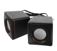 GALPADA Usb Speaker Mini Speaker Desktop Computer for Laptop Room for Home Office Portable Wired Audio for Stable Sound on Desk