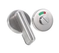 GALPADA Vacant Engaged Privacy Indicator Door Lock with Hollow Turn Knob Brushed Bolt for Public Restroom Rv Commercial Bathroom Doors Keyless Occupancy Status Lock
