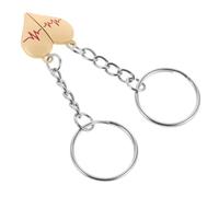 GALPADA Valentines Key Ring Heartbeat Keychain Car Key Holder Bag Pendant for Friend