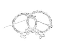 GALPADA Versatile Accessory 2pcs with Intricate Craftsmanship Vintage Brooches Zinc Alloy Medieval Cloak Pins Retro Style Shawl Buckle for Everyday Wear and Special Events