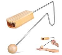 GALPADA Vibraslap Percussion Instrument Tremolo Clapper Unique Latin Musical Instrument for Adults Craftsmanship with Elegant Finish and Distinct Resonant Sound