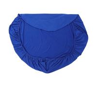 GALPADA Vintage Blue Square Tablecloth Made of Polyester with Secure Fit and Elastic Design, Coffee Table Cover for Garden and Halfcovered Tables, Modern and Classic Style for Dinner