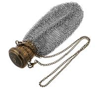 GALPADA Vintage Compact with Lid Stainless Purse Steel Closure Portable Retro Bag Timeless Design for Storing Small and for Collectors and Antique Enthusiasts