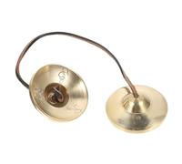 GALPADA Vintage Hand Cymbal Bell for Rhythm Percussion Small Finger Instrument for Yoga and Meditation Relax Sessions