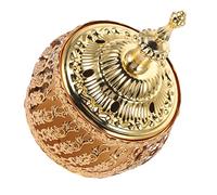 GALPADA Vintage Metal Incense Cone Burner with Artistic Hollow Filigree Design for Home Office Decor Aromatherapy Censer Suitable for Living Meditation Yoga Tea House Temple Use