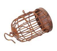 GALPADA Vintage Miniature Birdcage Decoration Small Rusty Iron Birdcage for Bonsai Dollhouse House Decor Chic Decorative Craft for Unique Displays