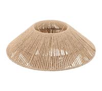 GALPADA Vintage Rattan Shade Ceiling Lamp Cover, Small Paper Lampshade with E27 Base, Practical Lamp Accessory for Boho Hanging Light, for Home Decoration and Creating a Natural Soothing