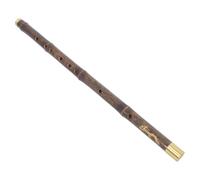 GALPADA Vintage Style Bamboo Flute with Dragon and Phoenix Design, Lightweight Traditional Chinese Musical Instrument Made of Bamboo and Metal, for Beginners and Students
