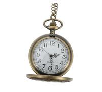 GALPADA Vintage Style Zinc Alloy Pocket Watch with Roman Numerals and Chain, Easy to Carry and Convenient for Time Checking, Classic Golden Design Suitable for Men and Women Daily Use