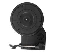 GALPADA Vinyl Record Player Turntable Easy to Use Design Black Retro with Large 200mm Phonograph Movement and Wear-resistant Plastic Material for Home Decor and Music Lovers