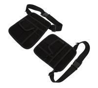 GALPADA Waiter Waist Bag Pouch with Adjustable Belt 2Pcs for Restaurant Servers Money Holder and Tool Organizer Waist Apron for Serving Staff