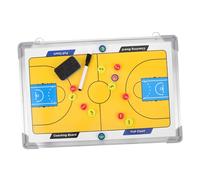 GALPADA Wall Hanging Basketball Coaching Board Aluminum Frame Basketball Drill Play Strategy Board for Training Game Analysis and Team Collaboration