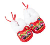 GALPADA Warm Embroidered Tiger Shoes Non Slip Soft Sole Boy Girl Walking Footwear for Winter Comfort and Safety for First Walkers and Gift Giving