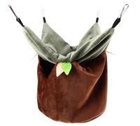 GALPADA Warm Parrot Sleeping Bed Hanging Hammock Bird Nest for Cockatiel Budgie Ferret Cage, Large Size Soft Cozy Winter Resting Nest for Small Birds and Exotic Pets