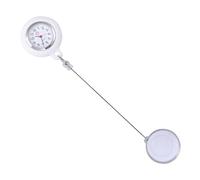 GALPADA Watch Time a Keeping Features Easy Silicone Carry and Made Nurse Fob with Accurate Quartz Alloy for Fashionable White Style Designed Doctors and Clinic Staff