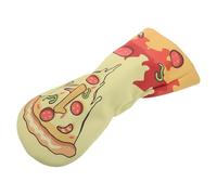 GALPADA Water-Resistant Golf Driver Headcover with PU Leather and Plush Fleece Interior, Novelty Pizza Style for Golfers Playing Outdoors