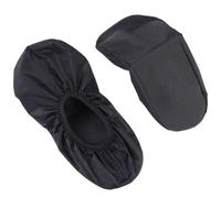 GALPADA Water-Resisting Bowling Shoe Covers for Indoor Use Non-Slip PVC Shoe Protector Easy to Put on 1 Pair Black