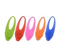 GALPADA Waterproof Dog LED Pendant Silicone 5 Pack for Night Visibility