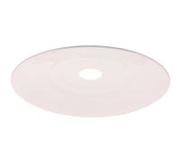 GALPADA Waterproof Industrial Metal Bulb Guard Lamp Shade Made of Iron with White Finish, Designed to Gather and Reflect Light, Cover for Outdoor Workshop and Vintage Pendant Lamps