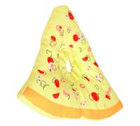 GALPADA Waterproof Pet Collar for Cats and Small Dogs with Comfortable Cloth Material and Novelty Cartoon Pizza Design, after Surgery and Daily Photoshoots