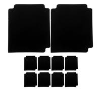 GALPADA Waterproof PVC Card Dividers for Gaming Cards 10pcs Black Plastic Index Separators with Easy to Clean Surface for Record Store Or Shopping Mall Use