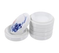 GALPADA Wear-resistant Ceramic Gouache Color Tray with Lid Pigment Storage Plates for Watercolor Acrylic Oil Painting Low Water Absorption Palette for Artists and Home Use