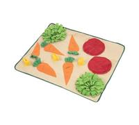 GALPADA Wear Resistant Dog Snuffle Mat for Puppies Polar Fleece Foraging Interactive Feeding Mat to Train Scent Prevent Choking and Provide Comfortable Dining Experience