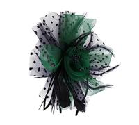 GALPADA Wedding Hat for Women Mesh Headpiece Bridal Hair Accessory for Veils and Fascinator Hair Clip