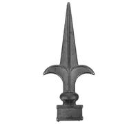 GALPADA Welded Metal Fence Finial Pointed Protective Tip Garden Fence Topper for 30Mm Square Posts for Lawn and Gate Post