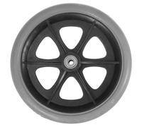 GALPADA Wheelchair and Wheel with Solid 8-inch Front Replacement Plastic Tire, Good Load-Bearing Capacity Silent Operation Parts for Smooth Mobility Universal