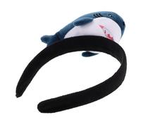 GALPADA Whimsical Shark Fin Headband Plush Animal Ears for Dark Blue Crazy Hat for Adventures Sea Animal Party Costume Accessory