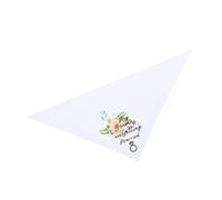 GALPADA White Dog Collar Bib for Pets, Comfortable Polyester Material with Adorable Fashion Design, for Valentine's Day and Daily Life Decoration