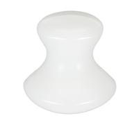GALPADA White Mushroom Shaped Facial Stone Gua Sha Jade Stone Roller Glass Massage Tool to Reduce Soreness Circulation for Spa and Beauty Care