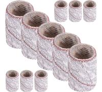 GALPADA White Sanding Bands Nail Grinding 200pcs Sanding Bands for Nail Drill Fine Grit with Wear Resistance and Portable Design for Professional Art Shops and Home Salon Use