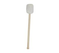 GALPADA White Wood Handle Drum Mallet Stick with Soft Felt Head, Non-skid Surface and Good Sense of Gravity, for Everyday Practice and Musical Band Performances