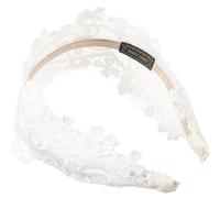 GALPADA Wide Lace Headband for Women, Fabric Material Lightweight Hair Accessory, Charming and Elegant Design Adds Glamour for Everyday Use and Concerts