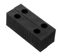 GALPADA Window Safety Restrictors Sliding Door Locks Plastic Nylon Heavy Duty Safety Block 20Mm Height Dual Hole Stopper for School Office Home 2Pcs