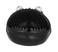 GALPADA Windproof Ceramic Ashtray with Creative Fish Design Portable Desktop Ornament for Office Home Patio Travel Space-saving Stylish Smoking Accessory