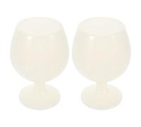 GALPADA Wine Drinkware 2pcs Silicone Multi-Function Set, Convenient Goblet Cups for Or Sturdy and Easy to Clean Accessories Household Family Gathering Restaurant Use